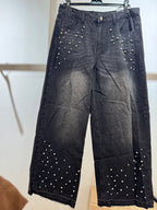 Jeans con perline