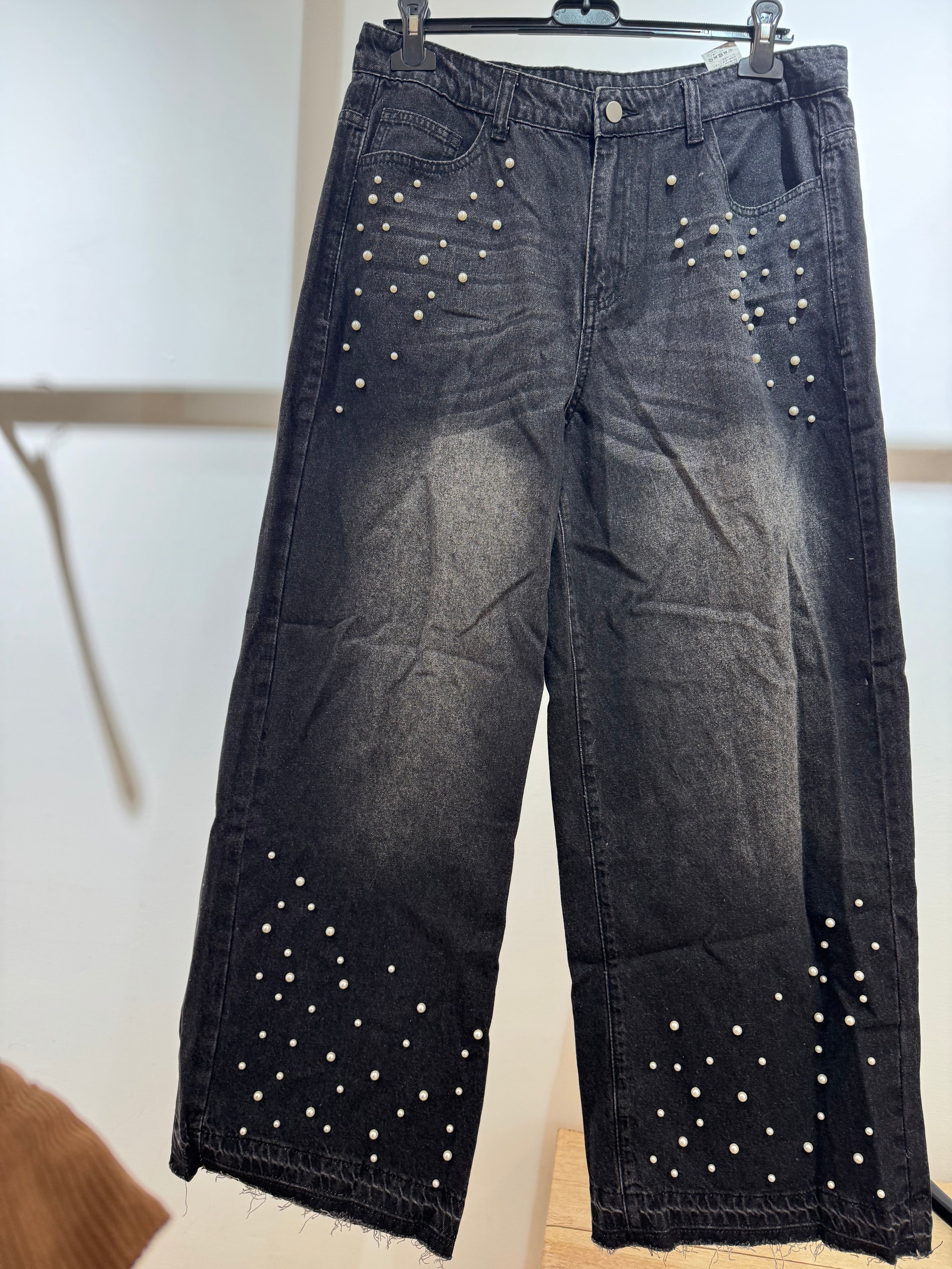 Jeans con perline