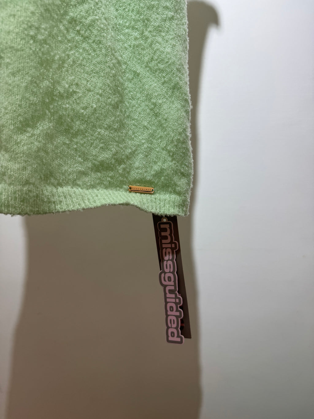 Abitino in maglia verde menta