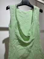 Abitino in maglia verde menta
