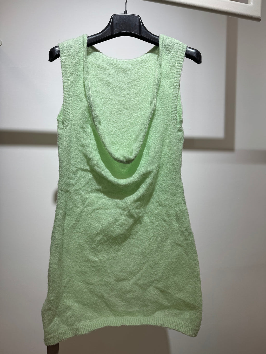 Abitino in maglia verde menta